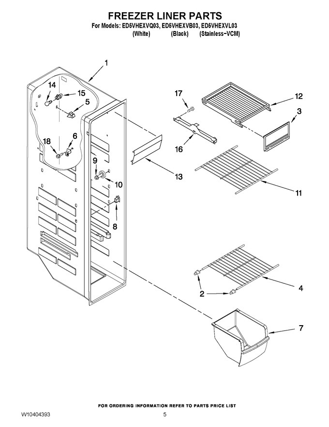 Diagram for ED5VHEXVL03