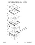 Diagram for 04 - Refrigerator Shelf Parts