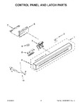 Diagram for 03 - Control Panel And Latch Parts