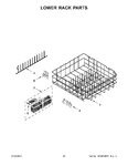 Diagram for 11 - Lower Rack Parts