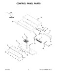 Diagram for 02 - Control Panel Parts