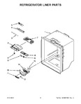 Diagram for 03 - Refrigerator Liner Parts