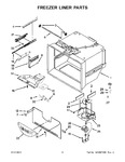 Diagram for 04 - Freezer Liner Parts