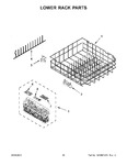 Diagram for 11 - Lower Rack Parts