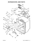 Diagram for 03 - Refrigerator Liner Parts