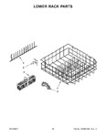 Diagram for 11 - Lower Rack Parts