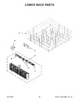 Diagram for 11 - Lower Rack Parts