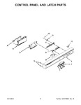 Diagram for 03 - Control Panel And Latch Parts