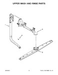 Diagram for 08 - Upper Wash And Rinse Parts