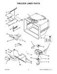 Diagram for 04 - Freezer Liner Parts