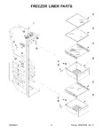 Diagram for 05 - Freezer Liner Parts