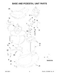 Diagram for 03 - Base And Pedestal Unit Parts