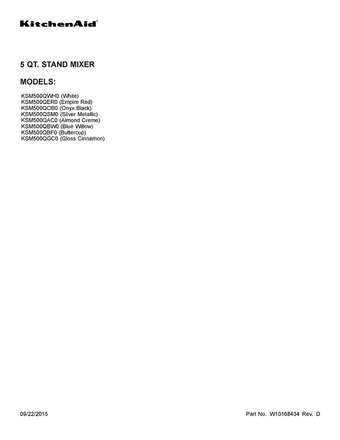 Diagram for KSM500QGC0