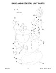 Diagram for 03 - Base And Pedestal Unit Parts