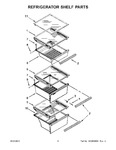 Diagram for 04 - Refrigerator Shelf Parts