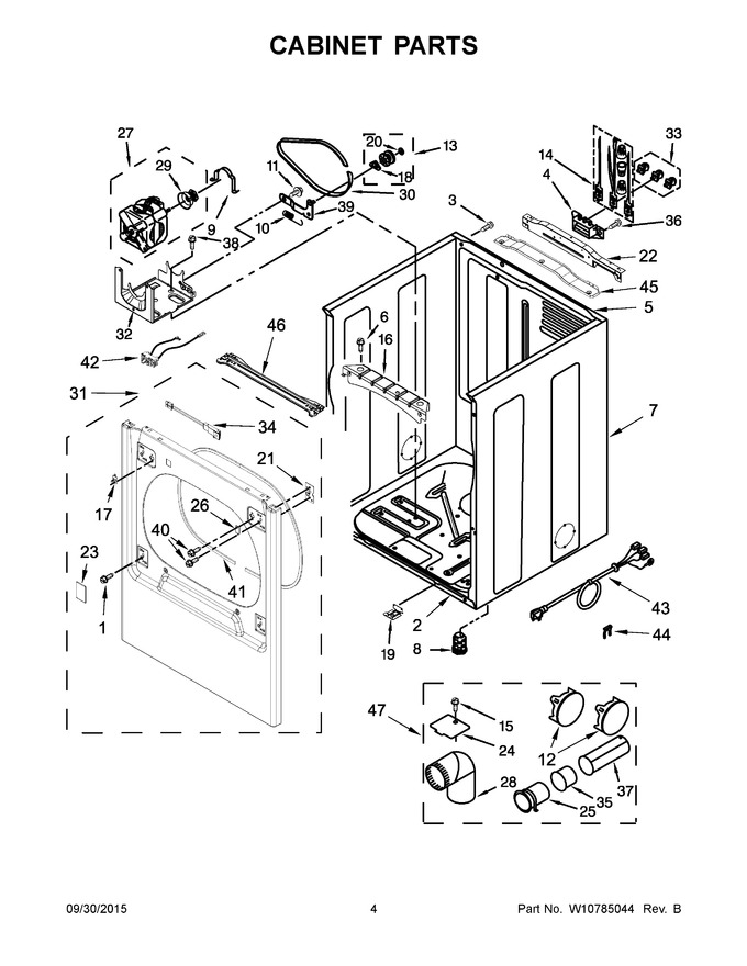 Diagram for YWED8500DC1