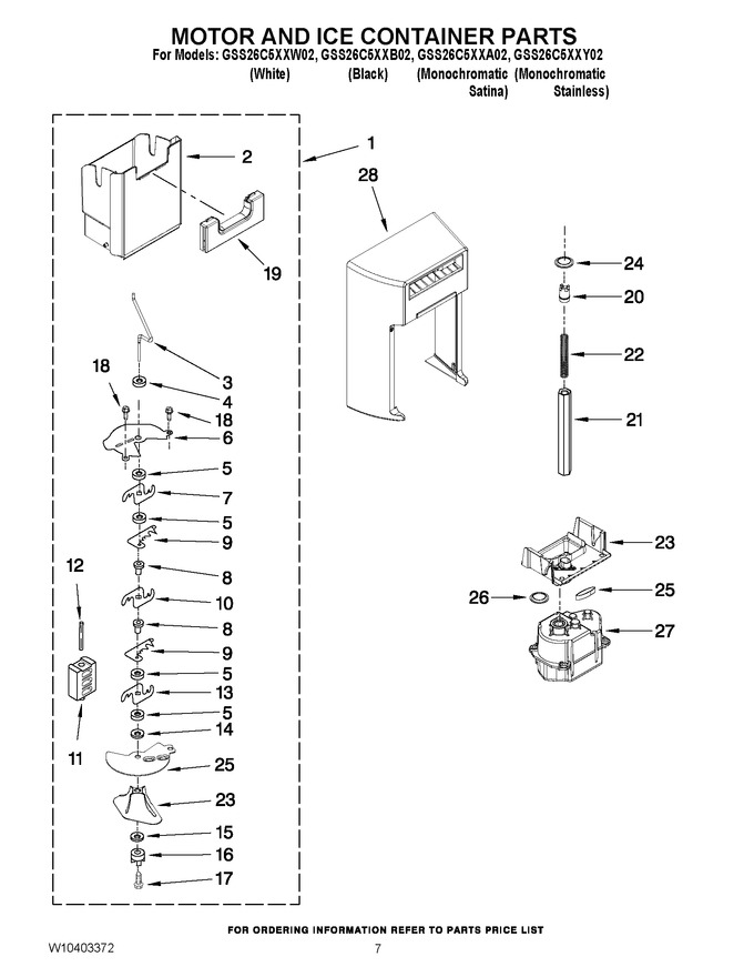 Diagram for GSS26C5XXY02