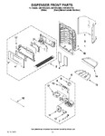 Diagram for 08 - Dispenser Front Parts