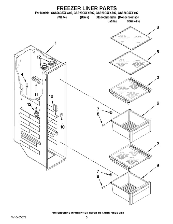 Diagram for GSS26C5XXW02