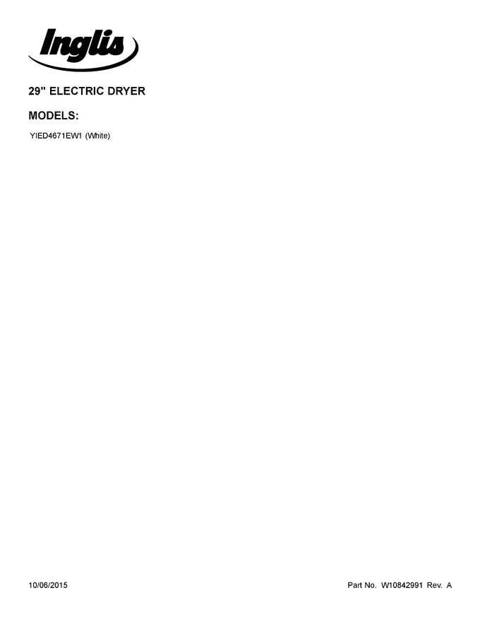 Diagram for YIED4671EW1