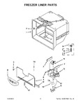 Diagram for 04 - Freezer Liner Parts