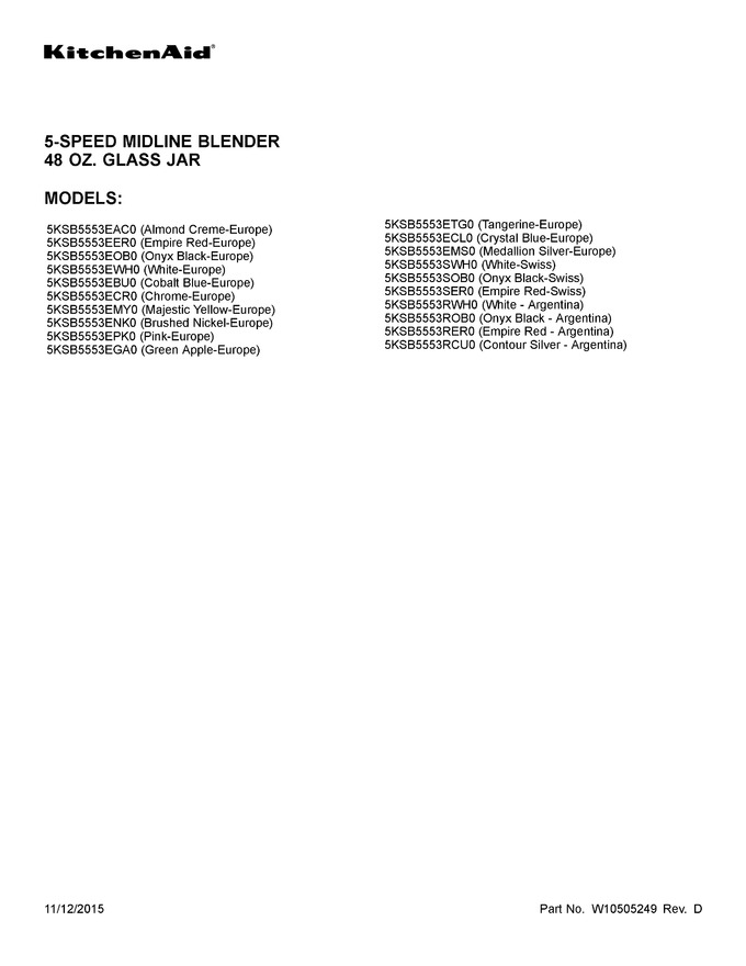 Diagram for 5KSB5553SER0