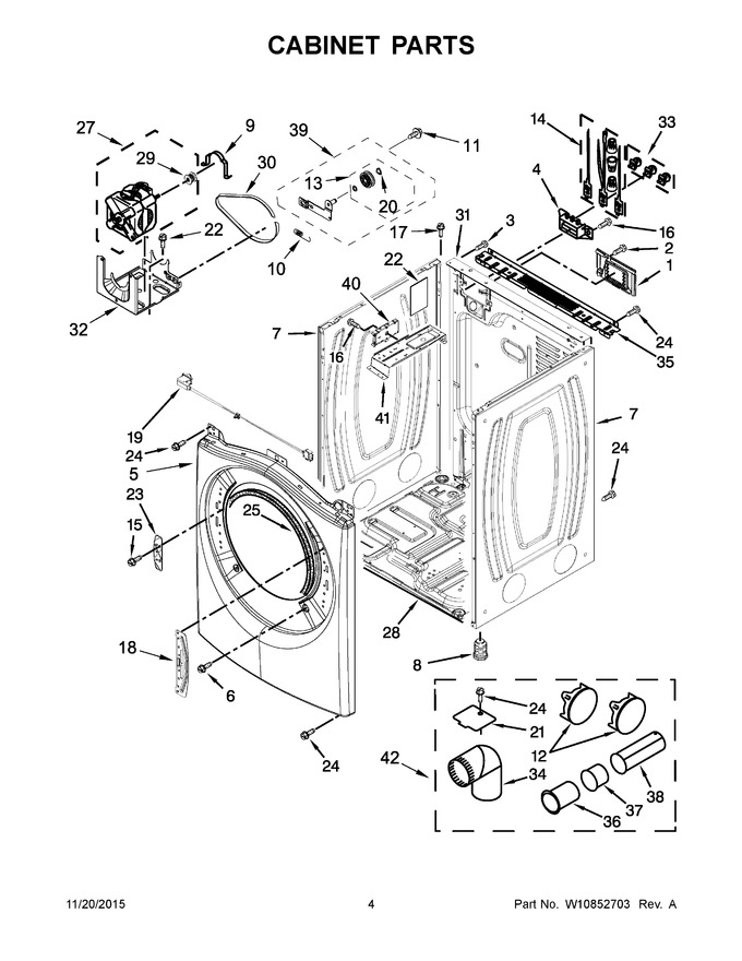 Diagram for WED8740DW1