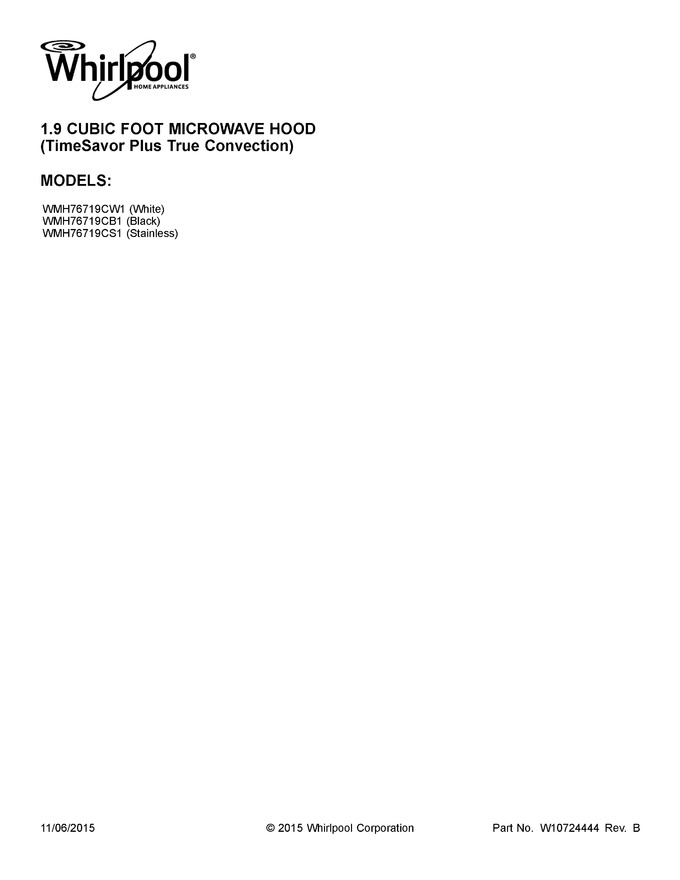 Diagram for WMH76719CB1