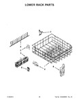 Diagram for 11 - Lower Rack Parts