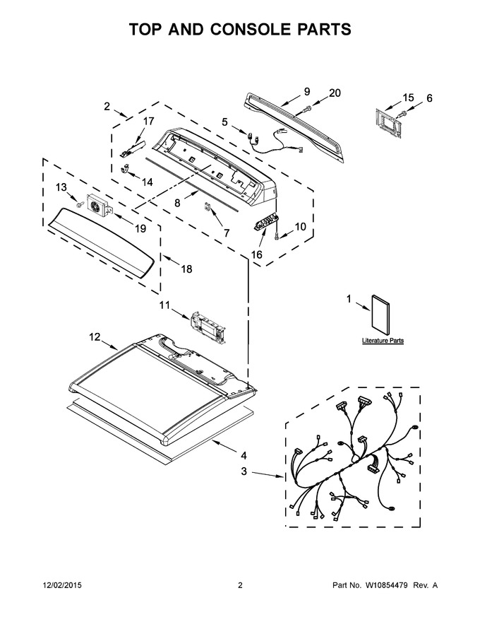 Diagram for YWED8500DW2