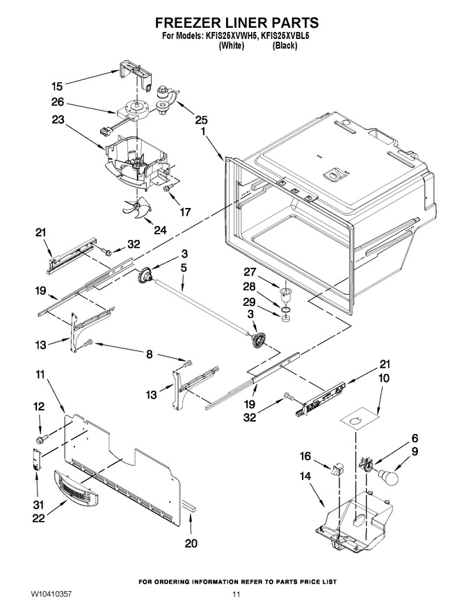 Diagram for KFIS25XVWH5