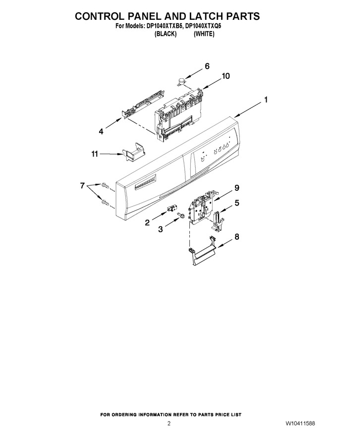 Diagram for DP1040XTXB5