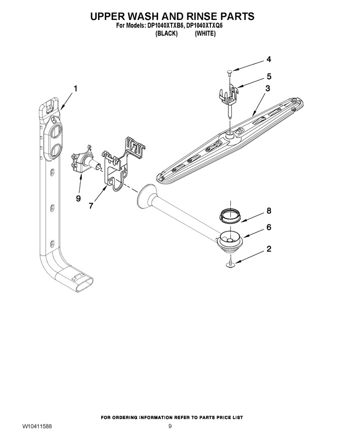 Diagram for DP1040XTXB5