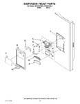 Diagram for 08 - Dispenser Front Parts