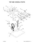 Diagram for 02 - Top And Console Parts