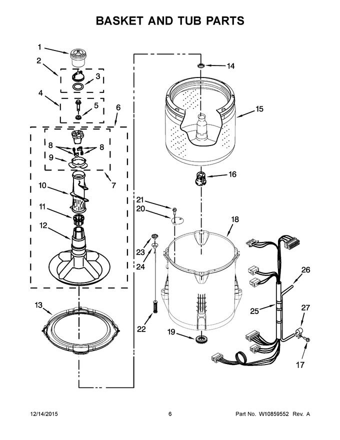 Diagram for 7MWTW1604DM1