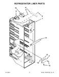 Diagram for 03 - Refrigerator Liner Parts