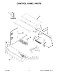 Diagram for 02 - Control Panel Parts