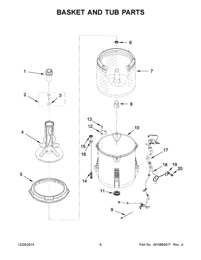 Diagram for 2DWTW4705EW0