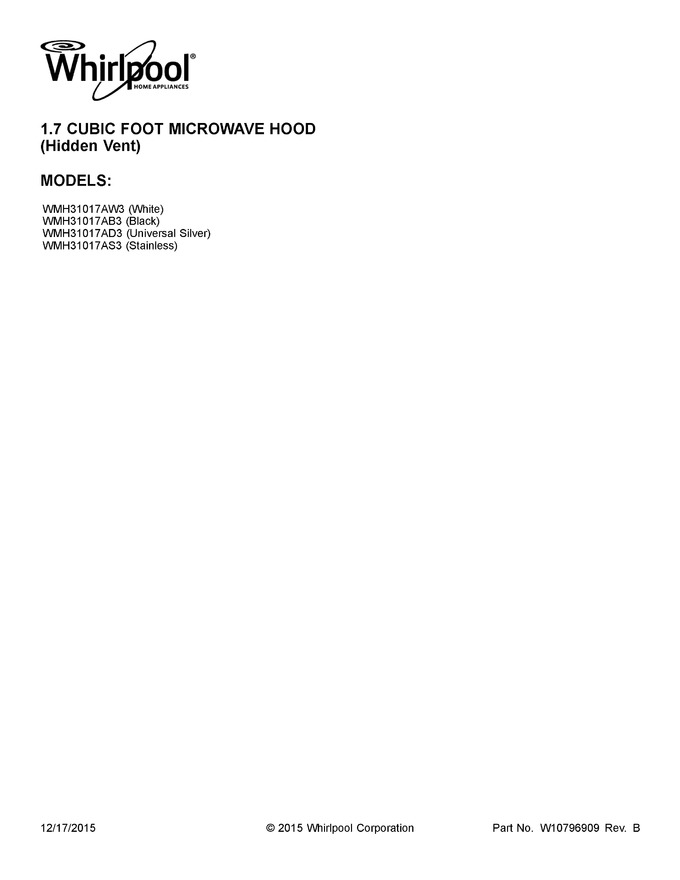 Diagram for WMH31017AS3