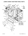 Diagram for 02 - Lower Cabinet And Front Panel Parts