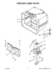 Diagram for 04 - Freezer Liner Parts