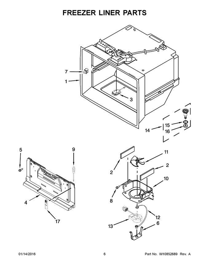 Diagram for WRV976FDEM01