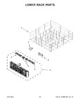 Diagram for 11 - Lower Rack Parts