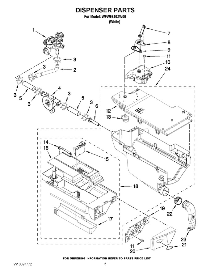 Diagram for WFW9640XW00