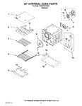 Diagram for 09 - 30`` Internal Oven Parts