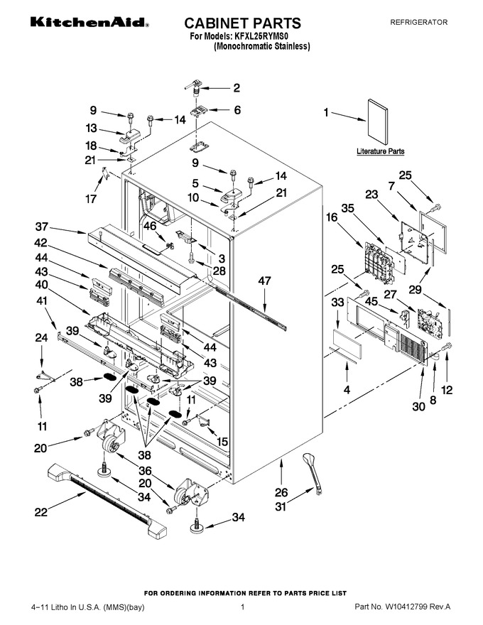 Diagram for KFXL25RYMS0