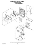 Diagram for 08 - Dispenser Front Parts