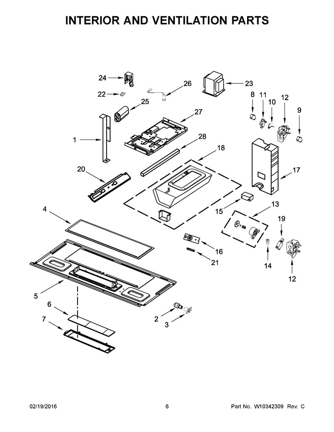 Diagram for WMH1163XVD1