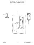 Diagram for 02 - Control Panel Parts